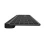 Natec Keyboard, Medusa, US Layout, X- Scissors Slim, Wireless, Black , Natec