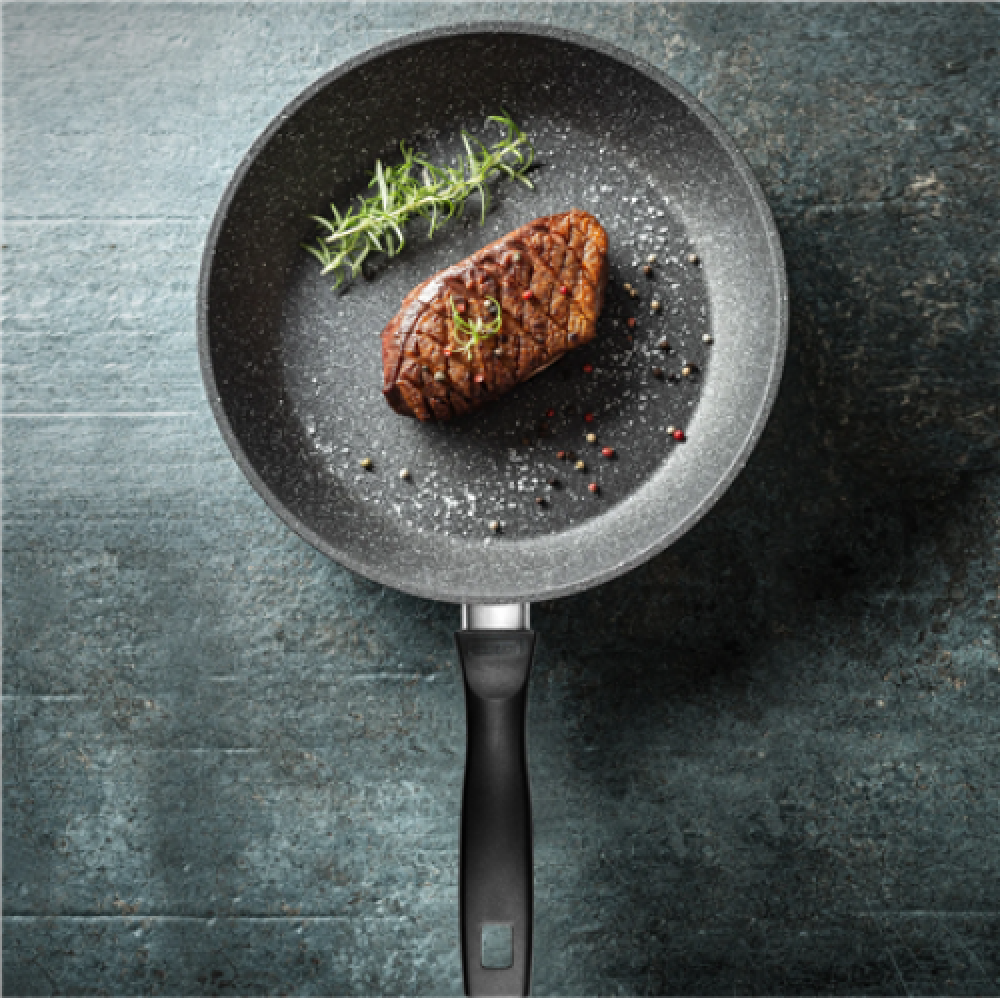 Stoneline , 6587 , Pan , Frying , Diameter 28 cm , Suitable for induction hob , Fixed handle , Anthracite
