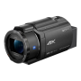 Sony 4K Camcorder FDR-AX43A 3840 x 2160 pixels Digital zoom 250 x Black Wi-Fi Xtra Fine LCD pixels Image stabilizer BIONZ X Optical zoom 20 x 3
