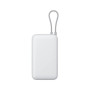 Xiaomi Power Bank 20000mAh (Integrated Cable) , 20000 mAh , Light Gray