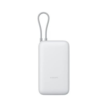 Xiaomi Power Bank 20000mAh (Integrated Cable) , 20000 mAh , Light Gray