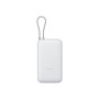 Xiaomi Power Bank 20000mAh (Integrated Cable) , 20000 mAh , Light Gray