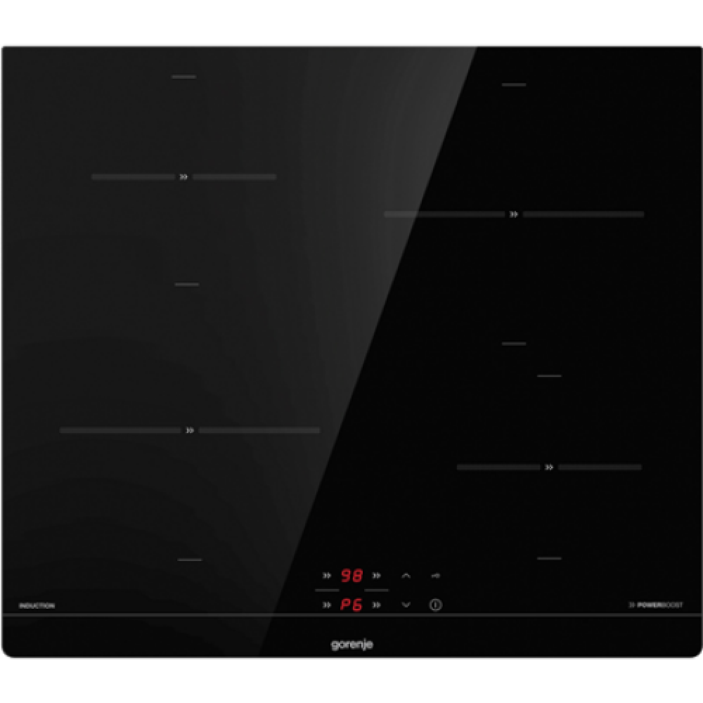 Gorenje Hob IT640BSC Induction, Number of burners/cooking zones 4, Touch, Timer, Black, Display