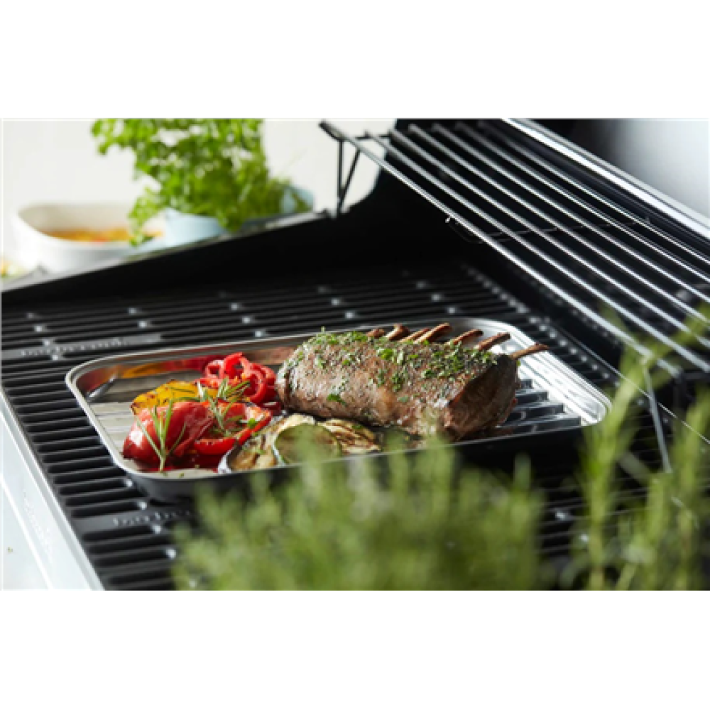 Barbecook , Reusable stainless steel grill pan, 34.5 x 24 x 3 cm , BC-ACC-7079