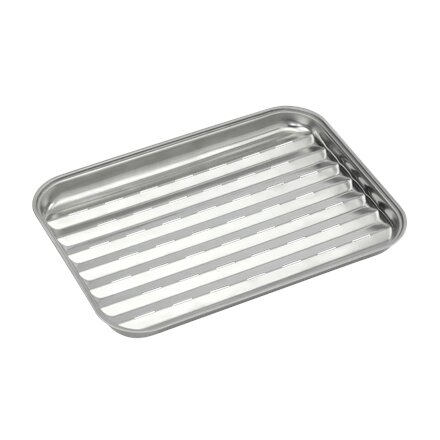 Barbecook , Reusable stainless steel grill pan, 34.5 x 24 x 3 cm , BC-ACC-7079