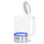 Mesko , Kettle , MS 1301w , Electric , 1850 W , 1.7 L , Glass , 360° rotational base , White