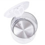 Mesko , Kettle , MS 1301w , Electric , 1850 W , 1.7 L , Glass , 360° rotational base , White