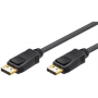 Goobay , DisplayPort connector cable 1.2, gold-plated , DP to DP , 1 m