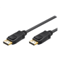 Goobay , DisplayPort connector cable 1.2, gold-plated , DP to DP , 1 m