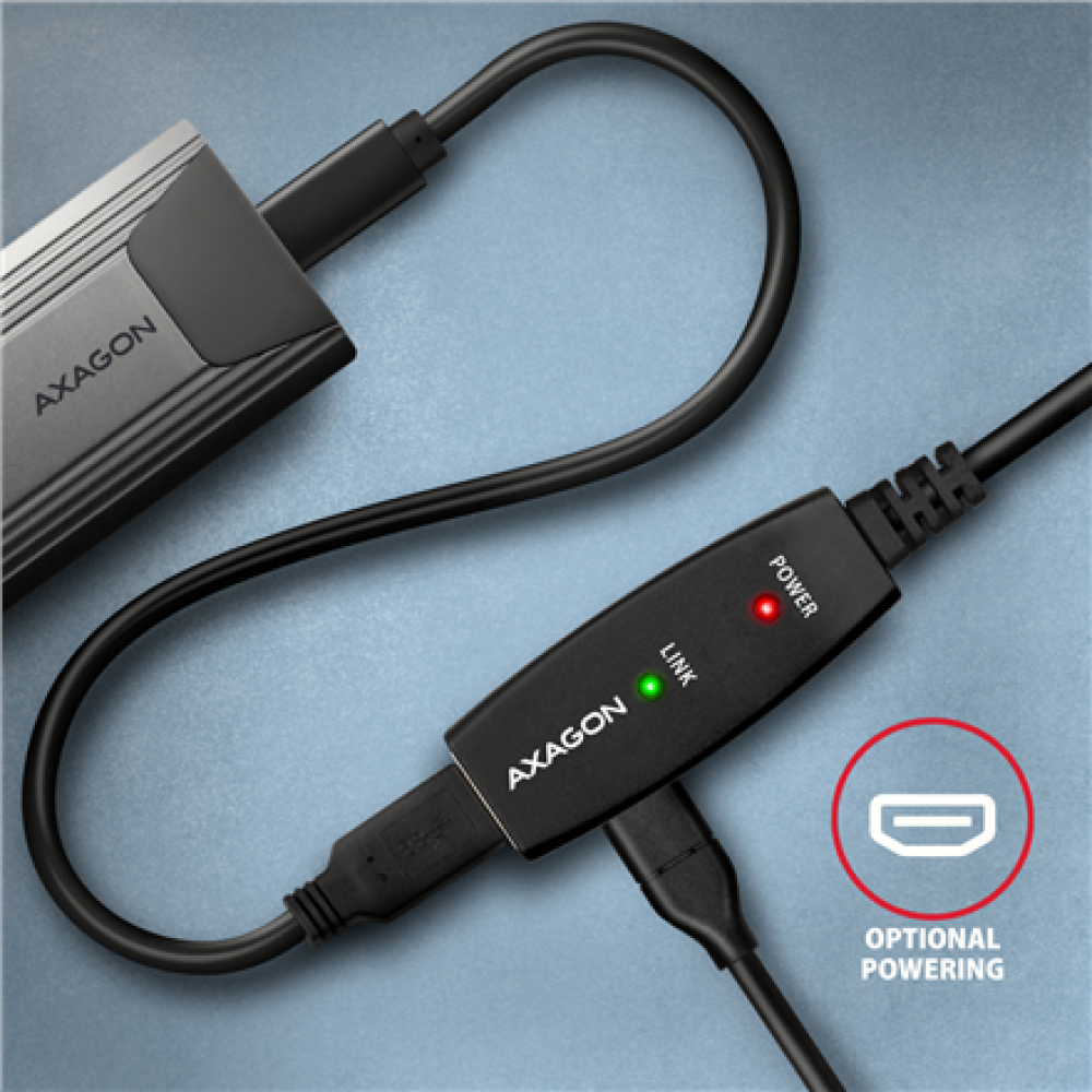AXAGON Active extension USB 3.2 Gen 1, 10 m , ADR-310