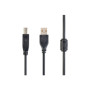 USB 2.0 A-plug B-plug 3 m (10 ft) cable with ferrite core , Cablexpert