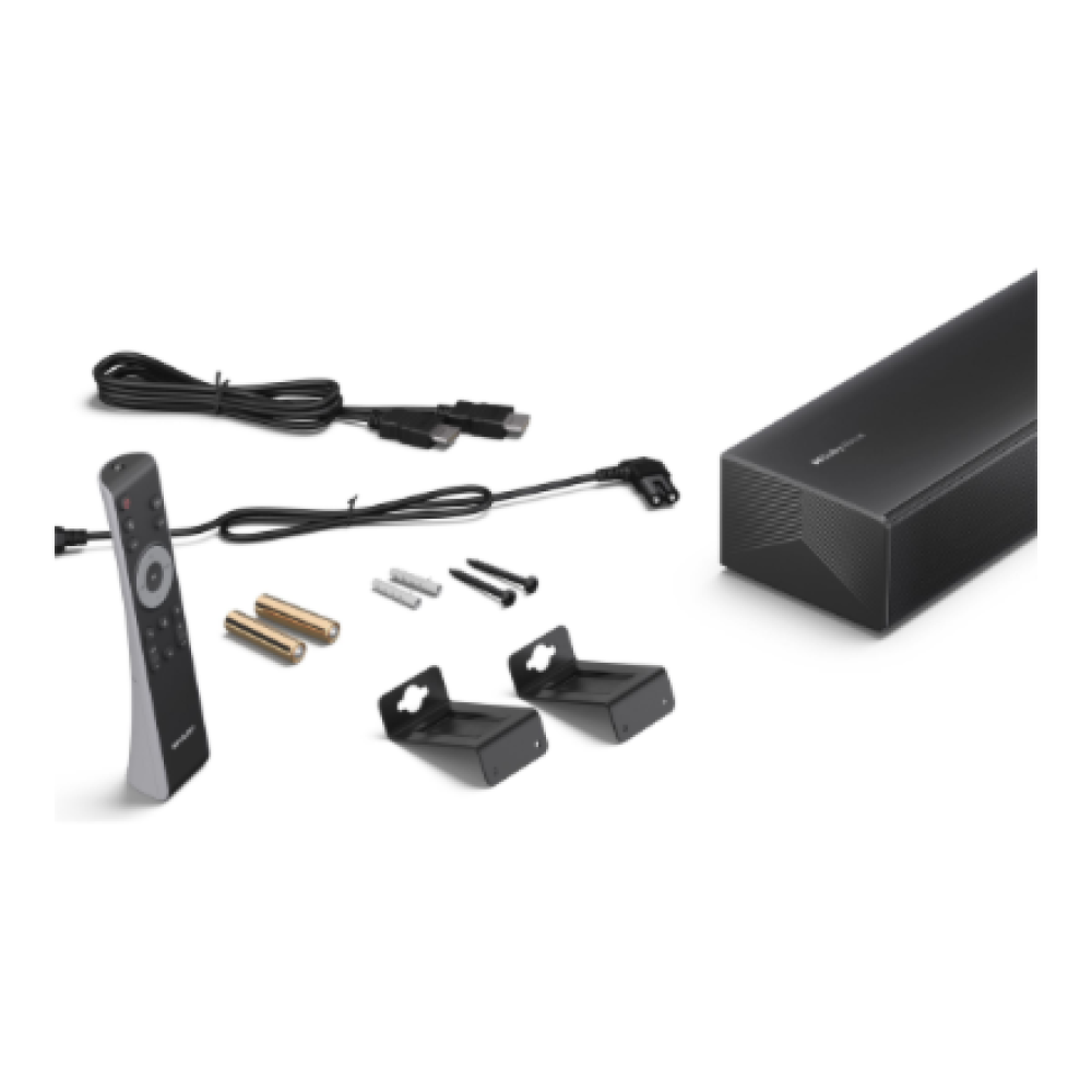 Sharp 2.0 Dolby Atmos/DTS Virtual:X Soundbar , HT-SB304 , 180 W , Bluetooth , Black , Wireless connection