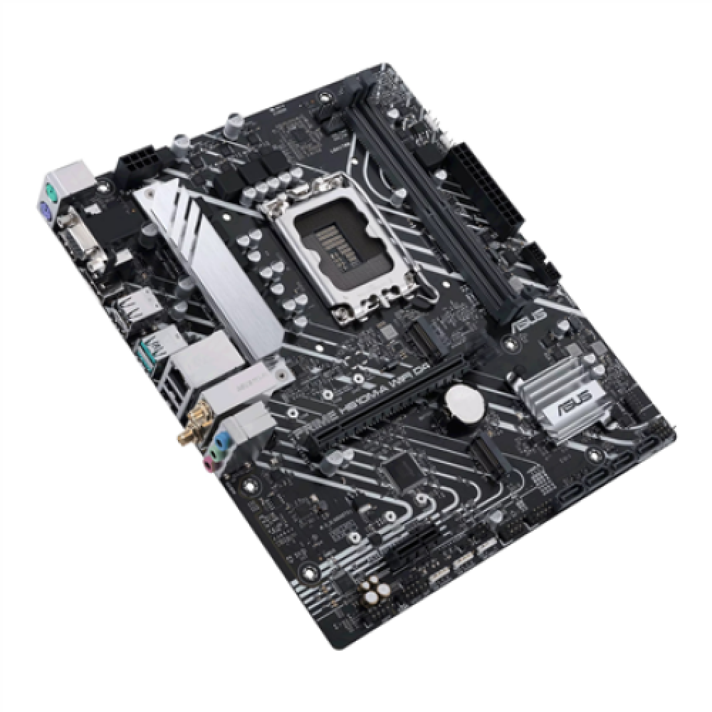 Asus , PRIME H610M-A WIFI D4 , Processor family Intel , Processor socket LGA1700 , DDR4 DIMM , Memory slots 2 , Supported hard disk drive interfaces SATA, M.2 , Number of SATA connectors 4 , Chipset Intel H610 , mATX