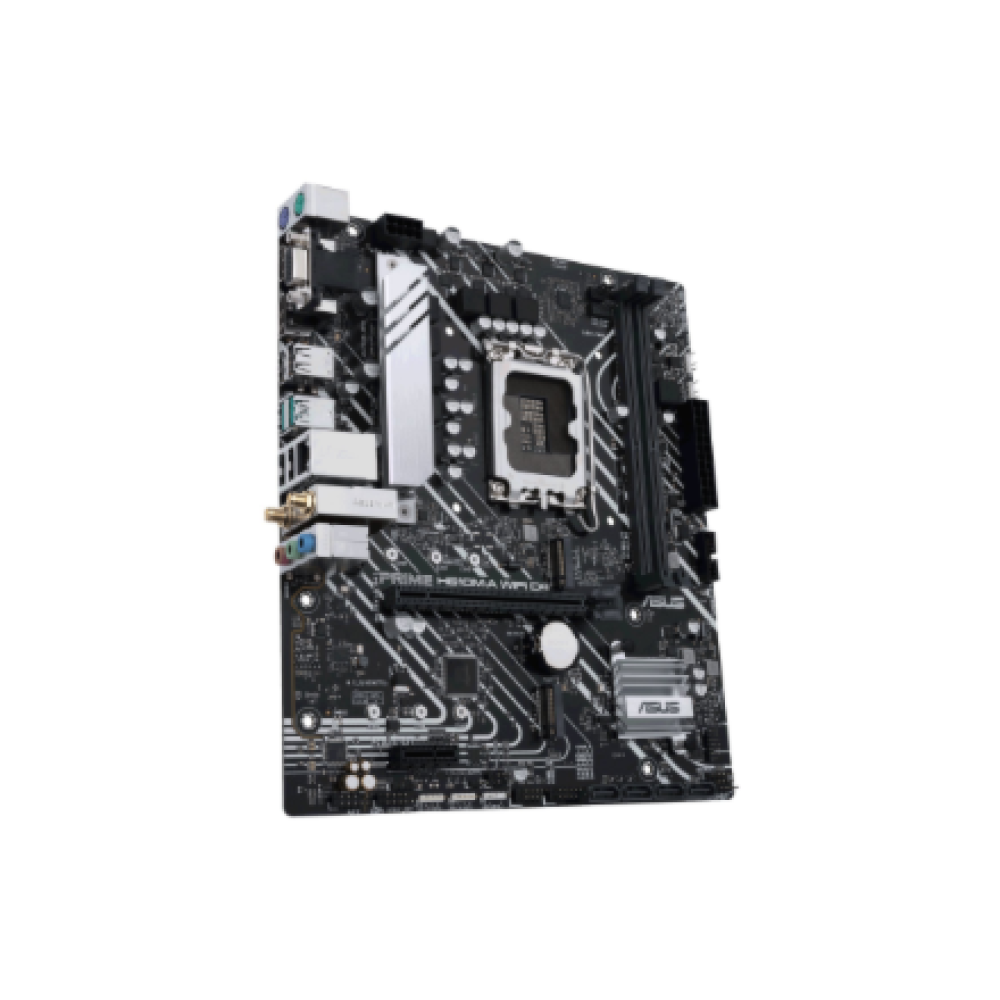 Asus , PRIME H610M-A WIFI D4 , Processor family Intel , Processor socket LGA1700 , DDR4 DIMM , Memory slots 2 , Supported hard disk drive interfaces SATA, M.2 , Number of SATA connectors 4 , Chipset Intel H610 , mATX