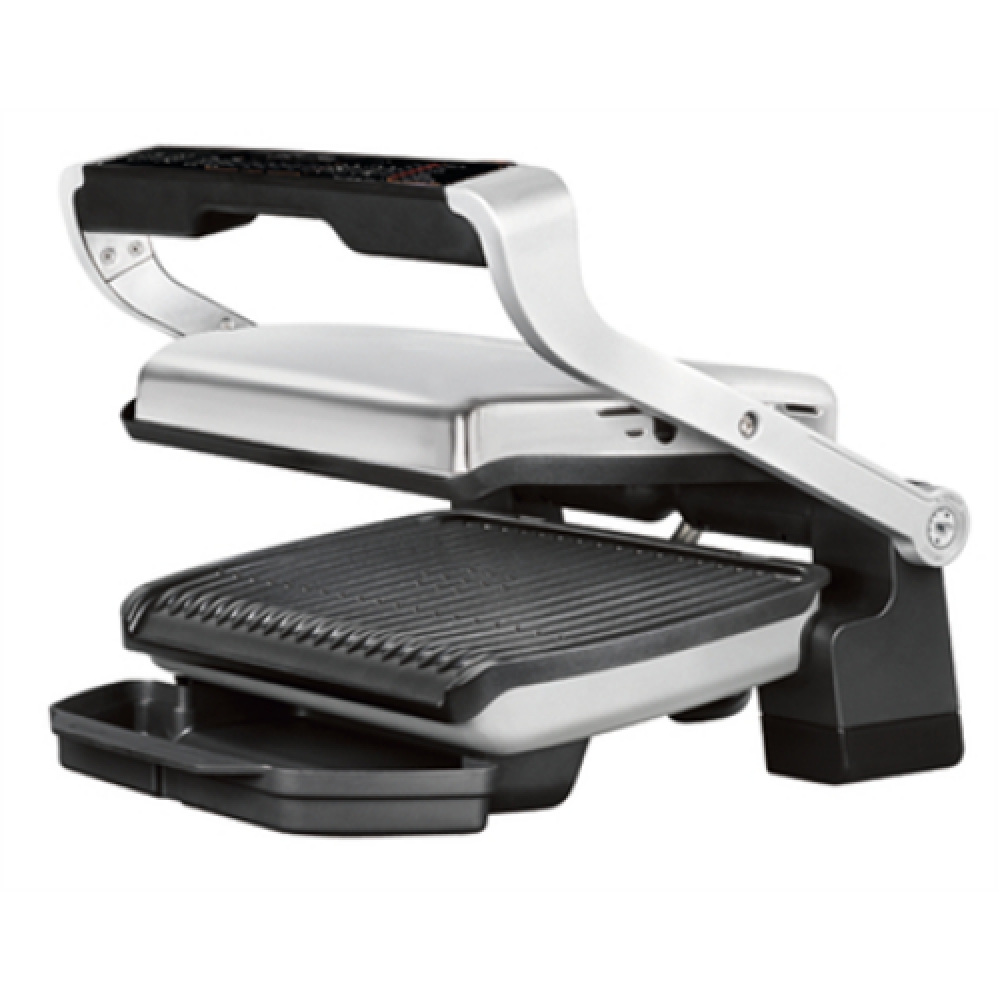 TEFAL , OptiGrill Initial , GC706D , Contact grill , 2000 W , Black/Stainless steel