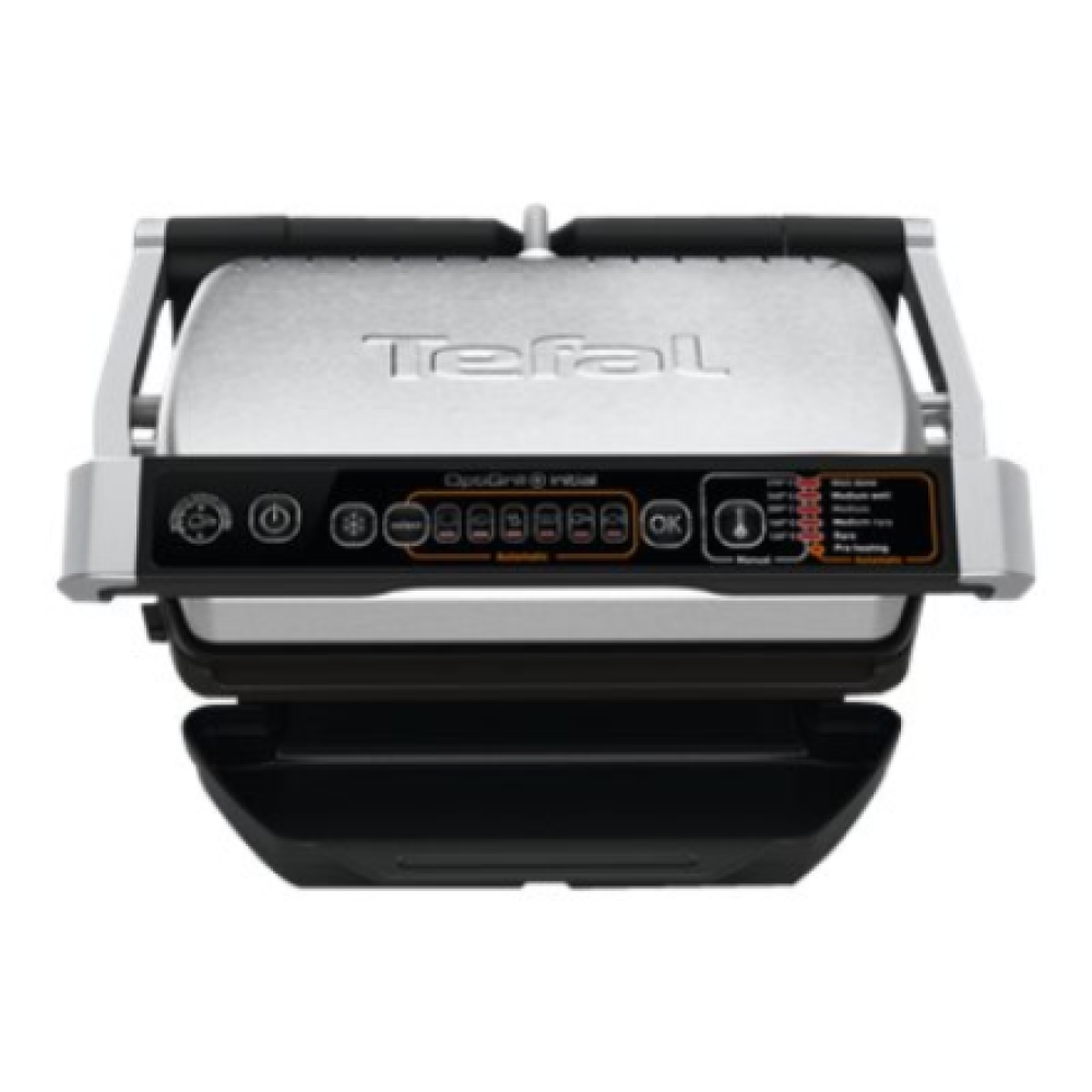 TEFAL , OptiGrill Initial , GC706D , Contact grill , 2000 W , Black/Stainless steel