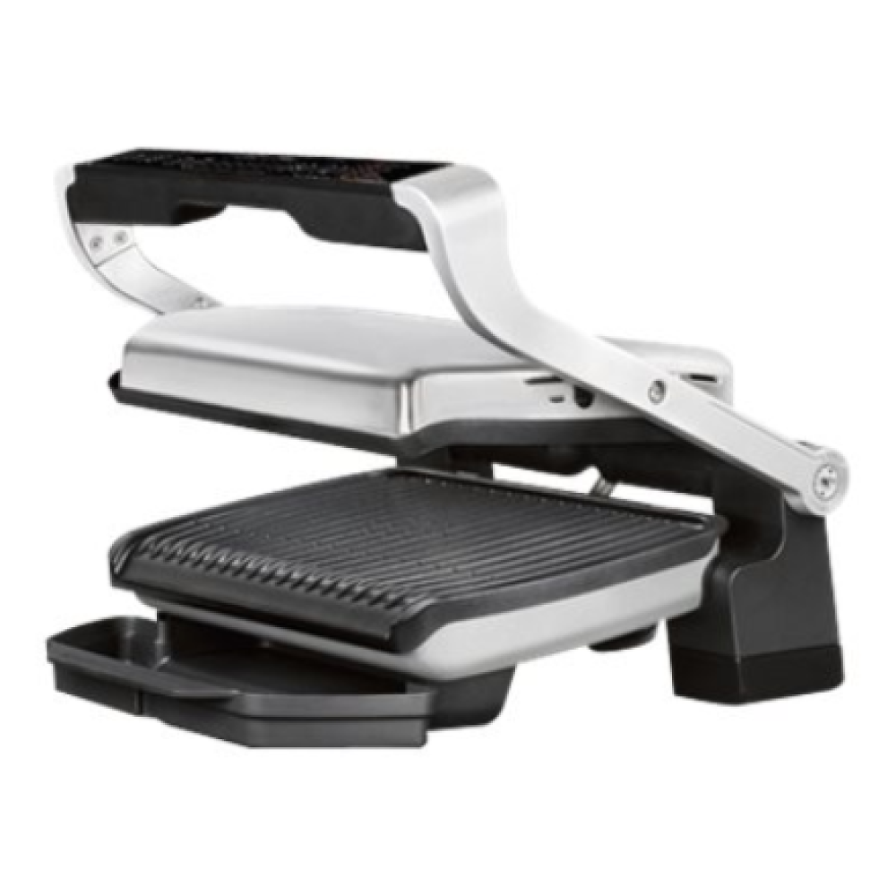 TEFAL , OptiGrill Initial , GC706D , Contact grill , 2000 W , Black/Stainless steel
