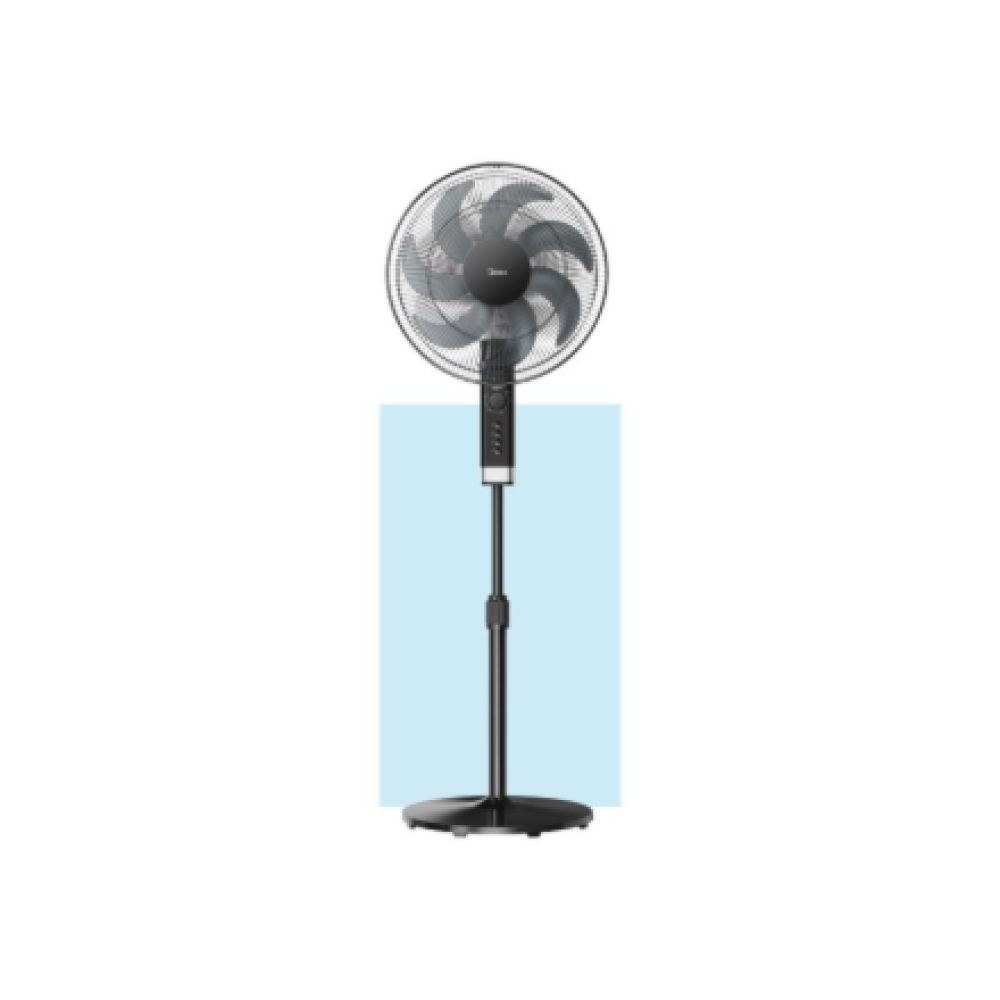 Midea MFS402M0BPK , Stand Fan , Black , Diameter 40 cm , Number of speeds 3 , Oscillation , 50 W