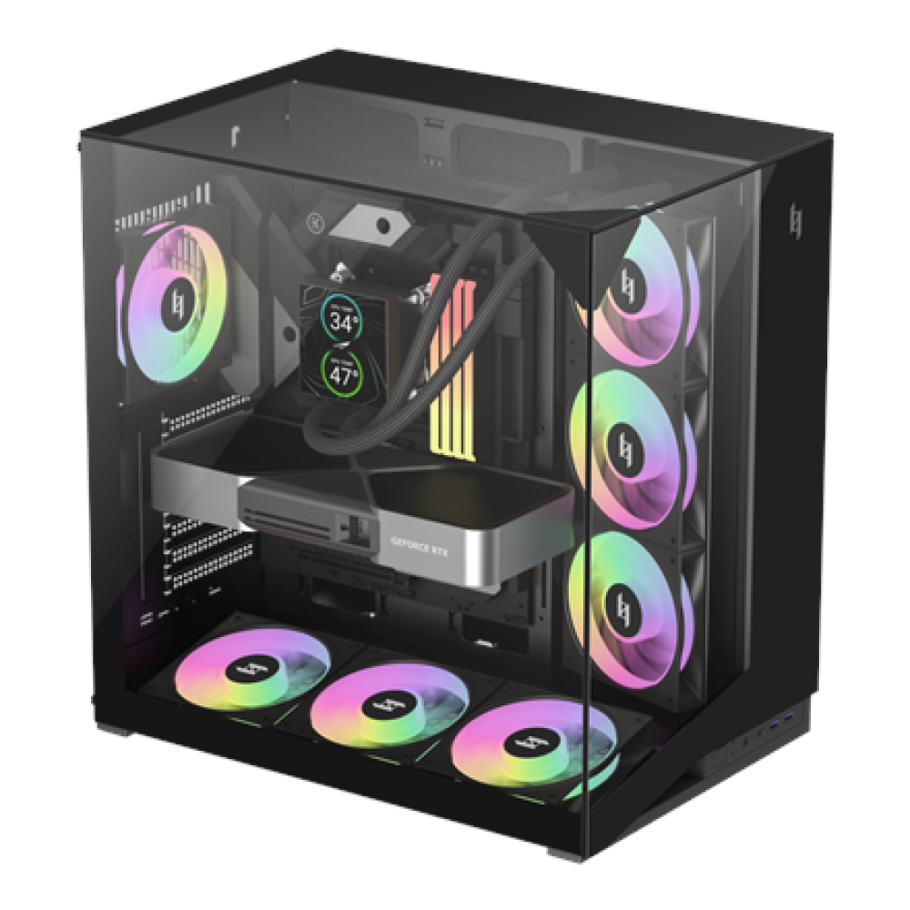 Gamemax Case , NEX C56 VC BK , ATX