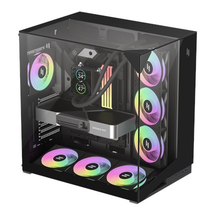Gamemax Case , NEX C56 VC BK , ATX
