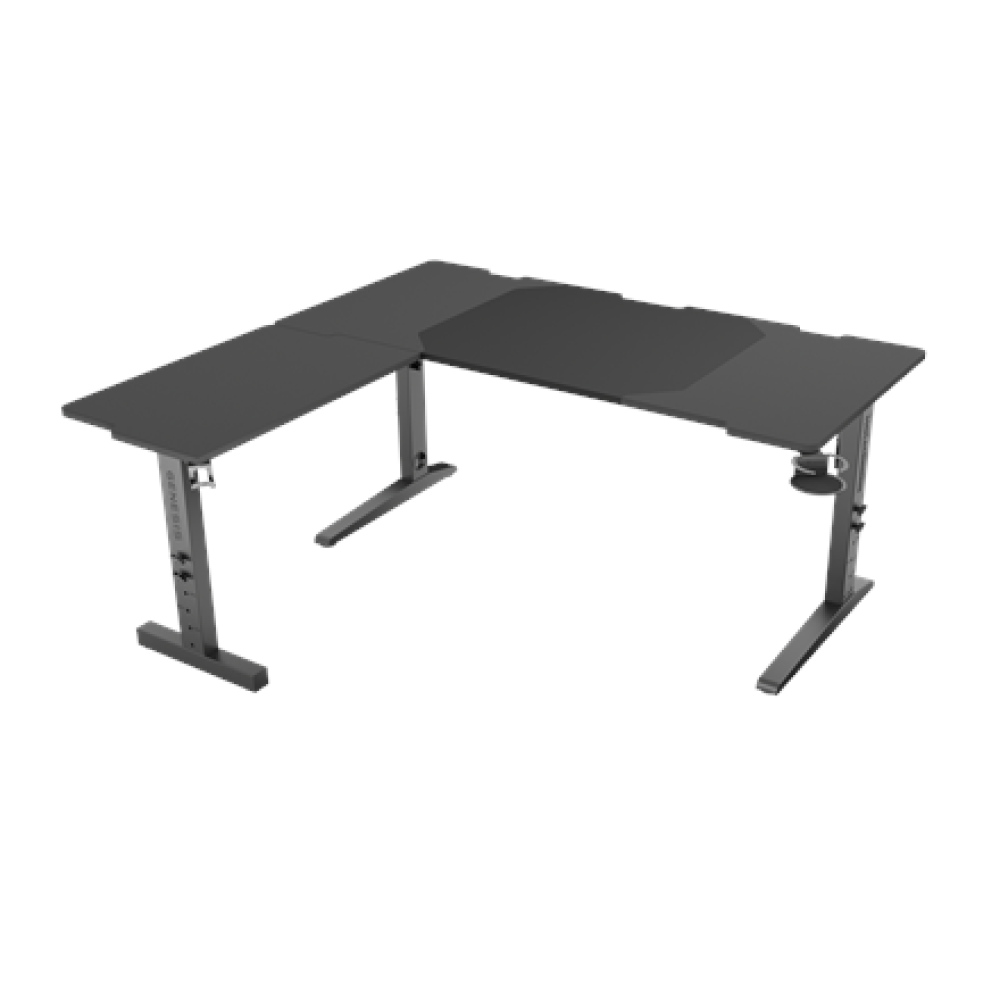 Genesis Gaming Desk , Holm 160 Modular Corner , Black/Anthracite