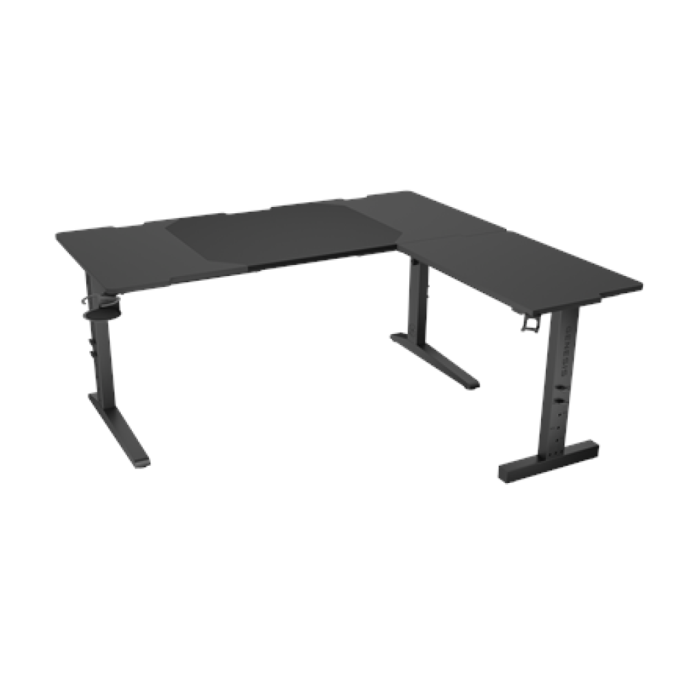 Genesis Gaming Desk , Holm 160 Modular Corner , Black/Anthracite
