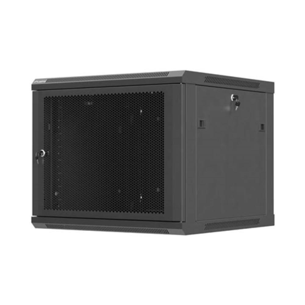 Lanberg Wall mounted installation cabinet 19 9U 600X600 , WF01-6609-23B , Black