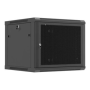 Lanberg Wall mounted installation cabinet 19 9U 600X600 , WF01-6609-23B , Black