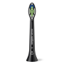 Philips Replacement brush heads , HX6068/88 Sonicare Optimal White , Heads , For adults , Number of brush heads included 8 , Black