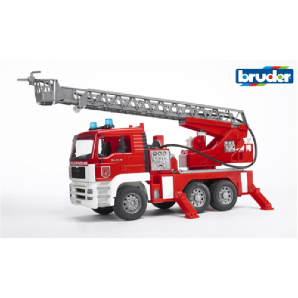 Bruder Fire Truck with lader and water Pump, 02771 KO