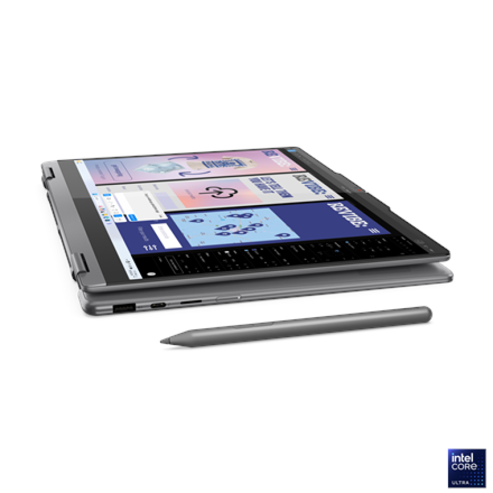 Lenovo Yoga 7 2-in-1 14ILL10 , Luna Grey , 14 , OLED , Touchscreen , WUXGA , 1920 x 1200 pixels , Glossy , Intel Core Ultra 5 , 226V , 16 GB , Soldered LPDDR5x , Solid-state drive capacity 512 GB , Intel Arc Graphics , Windows 11 Home , 802.11be , Bluetoo