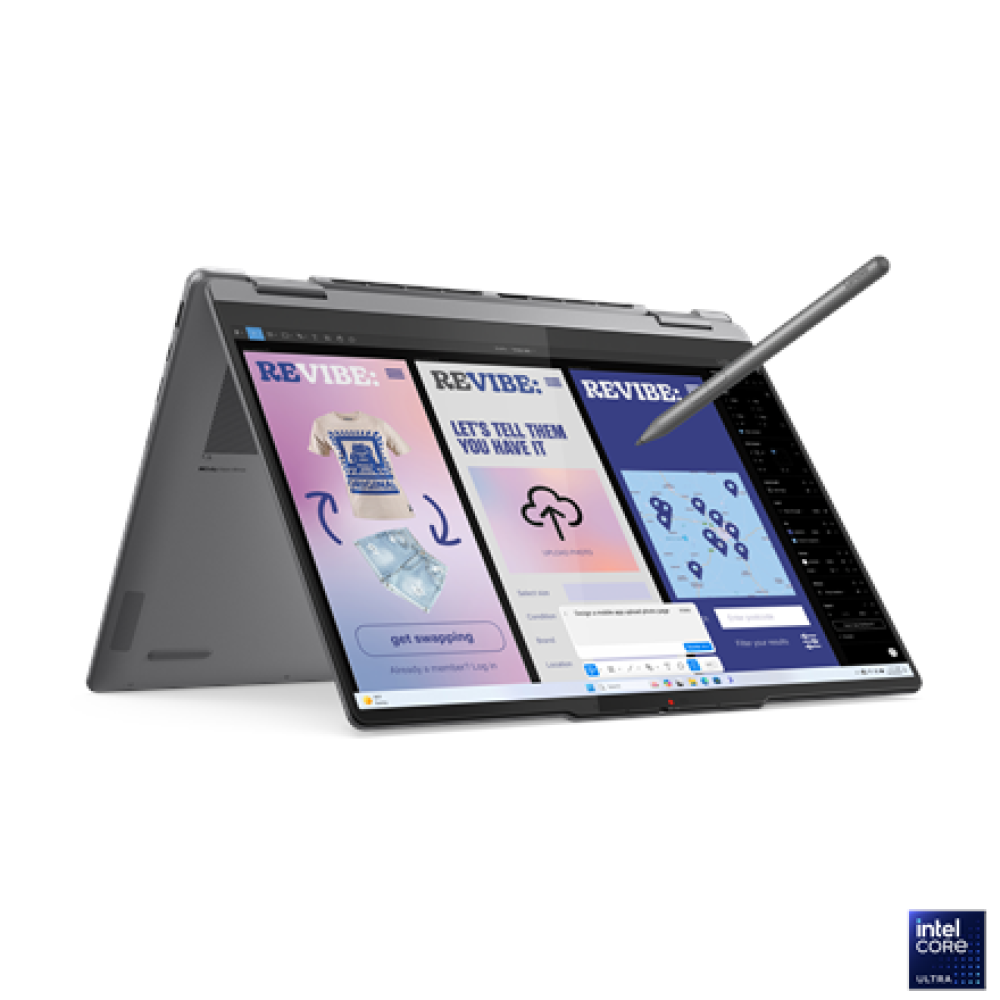 Lenovo Yoga 7 2-in-1 14ILL10 , Luna Grey , 14 , OLED , Touchscreen , WUXGA , 1920 x 1200 pixels , Glossy , Intel Core Ultra 5 , 226V , 16 GB , Soldered LPDDR5x , Solid-state drive capacity 512 GB , Intel Arc Graphics , Windows 11 Home , 802.11be , Bluetoo