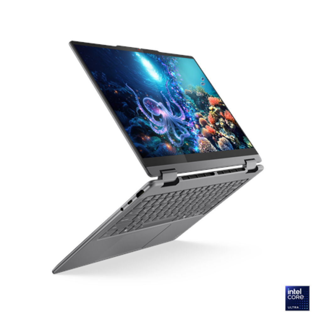 Lenovo Yoga 7 2-in-1 14ILL10 , Luna Grey , 14 , OLED , Touchscreen , WUXGA , 1920 x 1200 pixels , Glossy , Intel Core Ultra 5 , 226V , 16 GB , Soldered LPDDR5x , Solid-state drive capacity 512 GB , Intel Arc Graphics , Windows 11 Home , 802.11be , Bluetoo