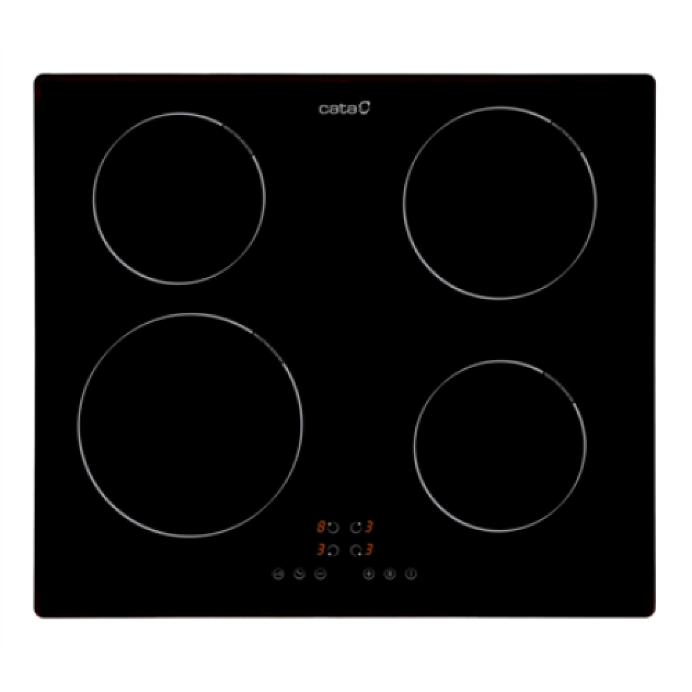 CATA Hob IB 6304 BK Induction, Number of burners/cooking zones 4, Touch, Timer, Black