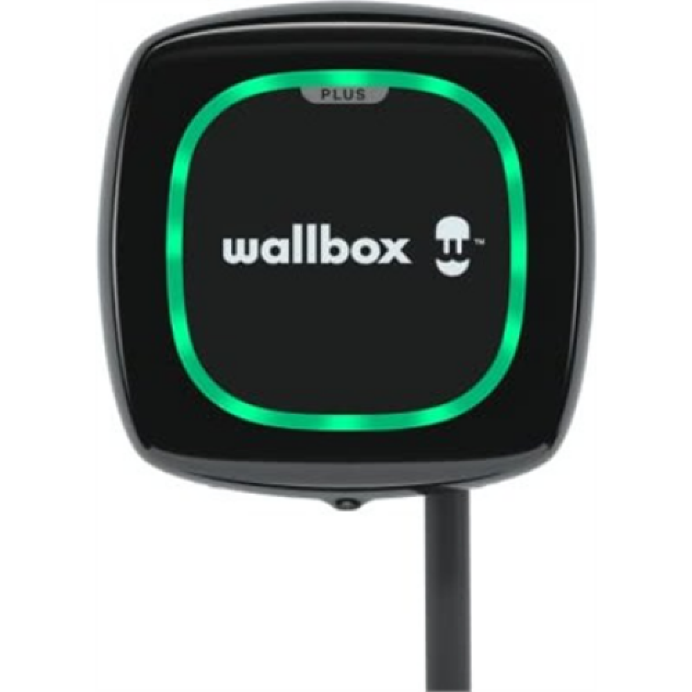Wallbox , Pulsar Plus Electric Vehicle charger, 7 meter cable Type 2, 11kW, RCD(DC Leakage) + OCPP , 11 kW , Wi-Fi, Bluetooth , 7 m , Black