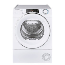 Candy , Dryer Machine , ROE H9A2TCEX-S , Energy efficiency class A++ , Front loading , 9 kg , Heat pump , Big Digit , Depth 58.5 cm , Wi-Fi , White Candy , Dryer Machine , ROE H9A2TCEX-S , Energy efficiency class A++ , Front loading , 9 kg , Heat pump , Big Digit , Depth 58.5 cm , Wi-Fi , White