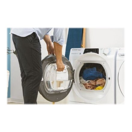 Candy , Dryer Machine , ROE H9A2TCEX-S , Energy efficiency class A++ , Front loading , 9 kg , Heat pump , Big Digit , Depth 58.5 cm , Wi-Fi , White