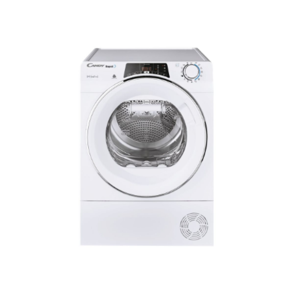 Candy , Dryer Machine , ROE H9A2TCEX-S , Energy efficiency class A++ , Front loading , 9 kg , Heat pump , Big Digit , Depth 58.5 cm , Wi-Fi , White