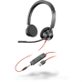 Poly Blackwire 3325, BW3325-M USB-A Poly USB-A Headset Built-in microphone Black Wired USB Type-A