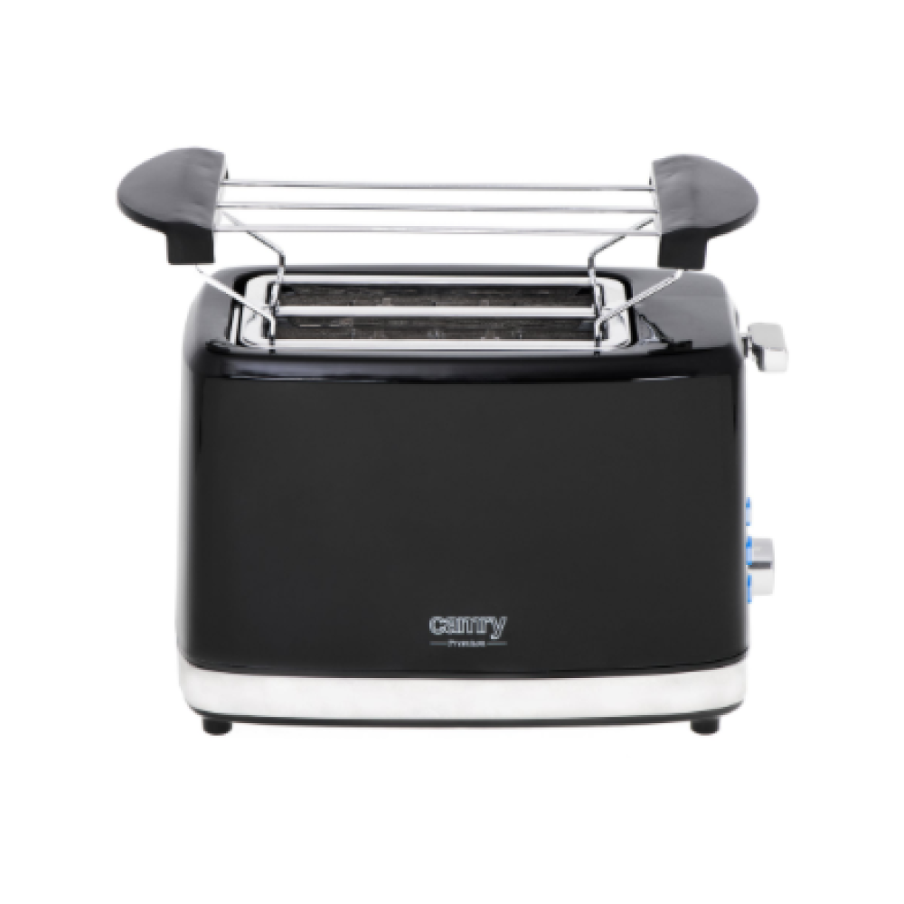 Camry , Toaster , CR 3218 , Power 750 W , Number of slots 2 , Housing material Plastic , Black