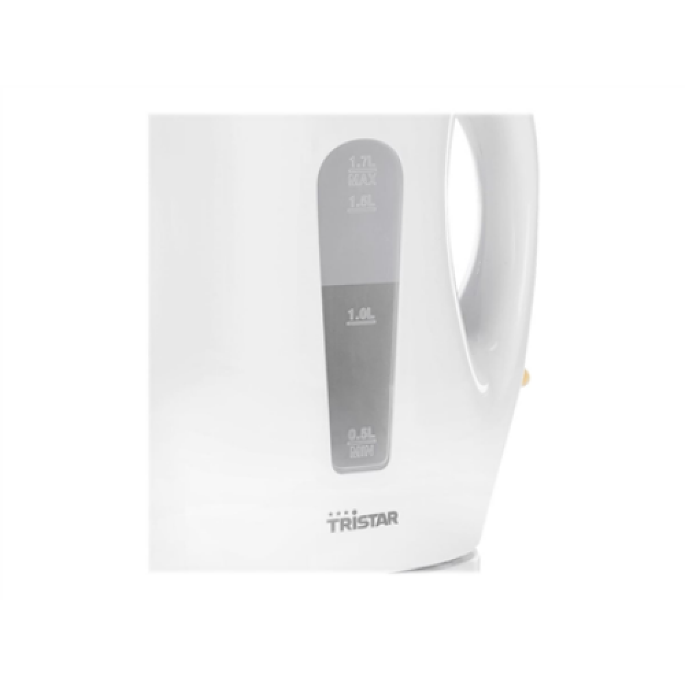 Tristar , Jug Kettle , WK-3380 , Electric , 2200 W , 1.7 L , Plastic , 360° rotational base , White