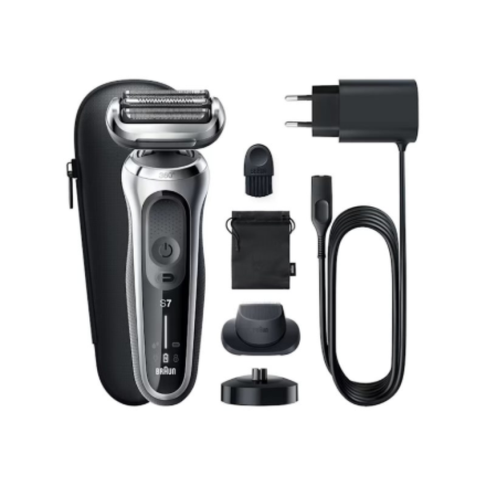 Braun , Shaver , 71-S4200cs , Operating time (max) 50 min , Wet & Dry , Silver/Black