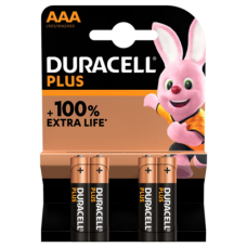 Duracell , AAA , Alkaline , 4 pc(s) , Plus MN2400