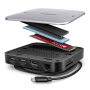 AXAGON USB-C 10Gbps UFO 9in1 Hub , HMC-UFO