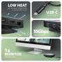 AXAGON USB-C 10Gbps UFO 9in1 Hub , HMC-UFO
