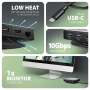 AXAGON USB-C 10Gbps UFO 9in1 Hub , HMC-UFO