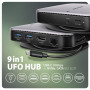AXAGON USB-C 10Gbps UFO 9in1 Hub , HMC-UFO