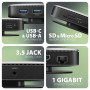 AXAGON USB-C 10Gbps UFO 9in1 Hub , HMC-UFO
