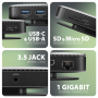 AXAGON USB-C 10Gbps UFO 9in1 Hub , HMC-UFO