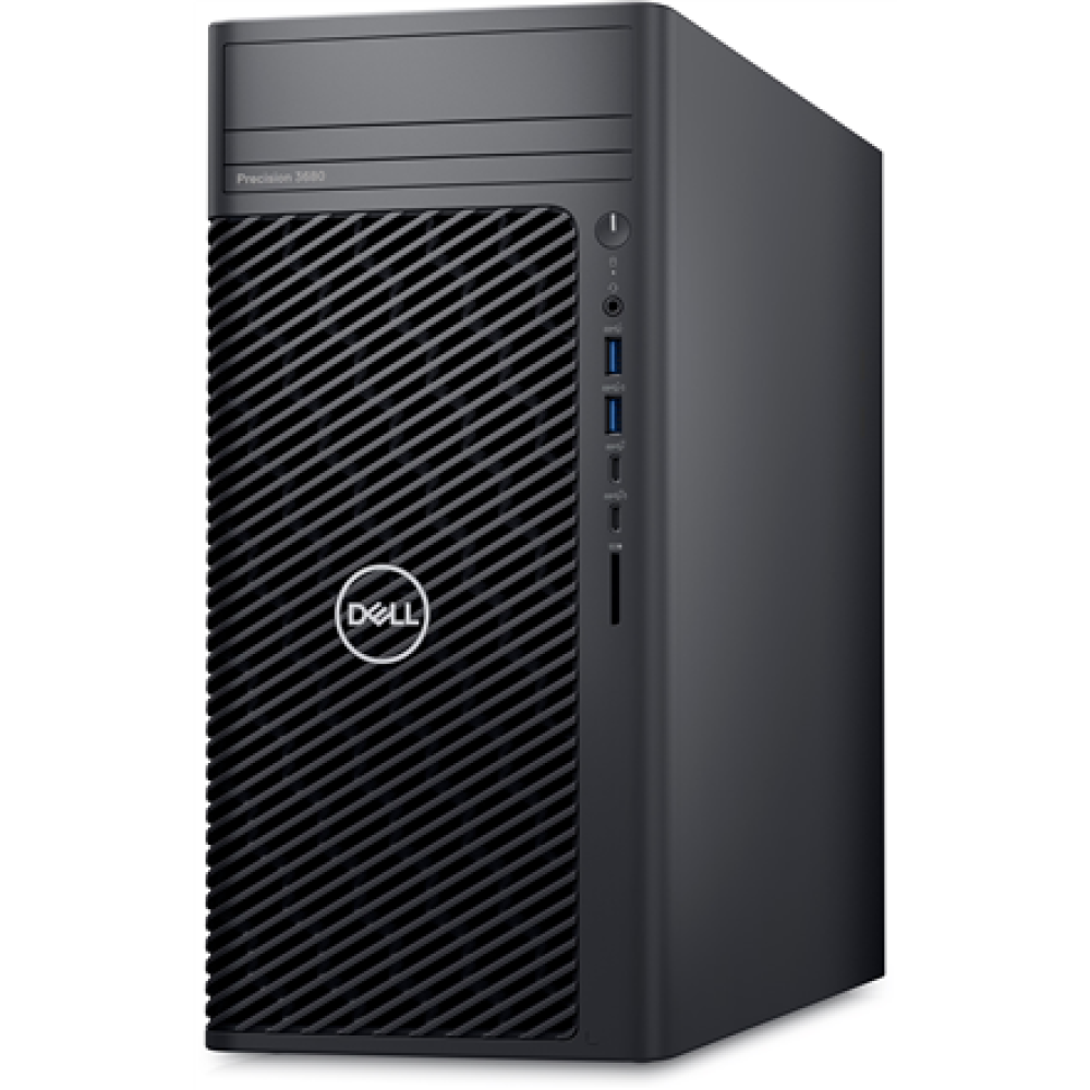 Dell Precision , 3680 , Desktop , Tower , Intel Core i7 , i7-14700 , Internal memory 32 GB , DDR5 , Solid-state drive capacity 1000 GB , NVIDIA GeForce RTX 4080 Super , No Optical Drive , Keyboard language No keyboard , Windows 11 Pro , Warranty 36 month(